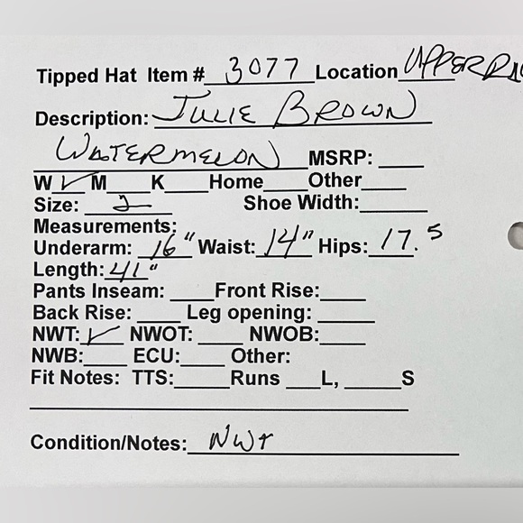 NWT $150 Julie Brown NYC Zane Dress -watermelon Size 2 - Picture 9 of 10